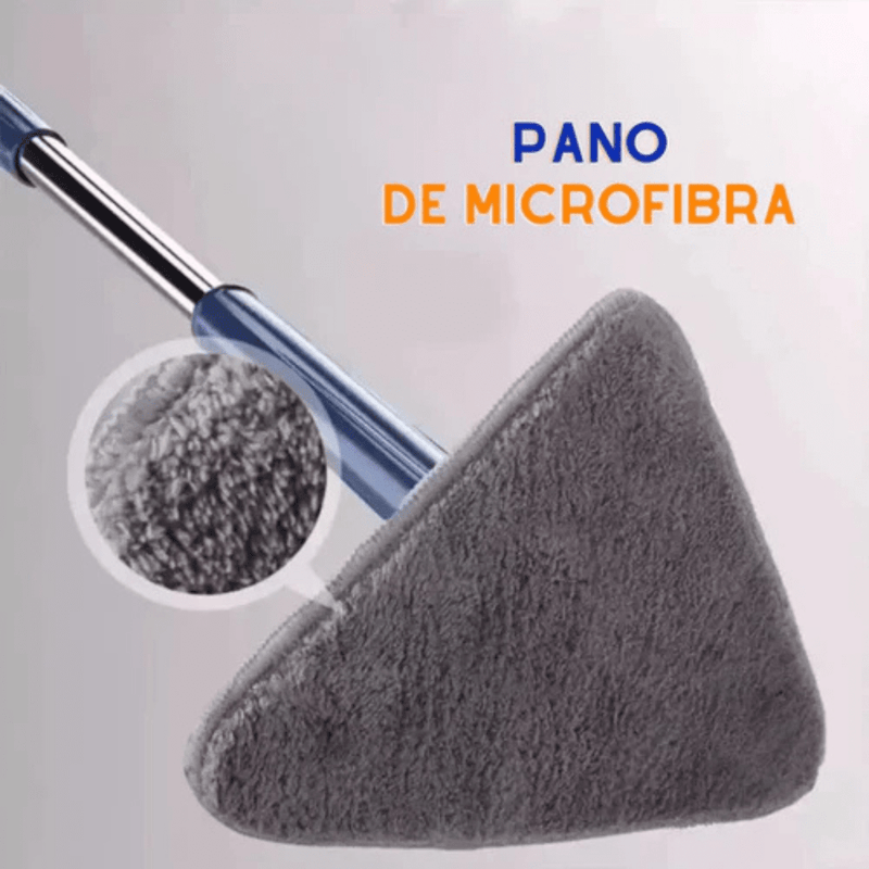 AdvancedClean - Mop de Limpeza Giratório 360 + 1 Refil Microfibra Extra (BRINDE)